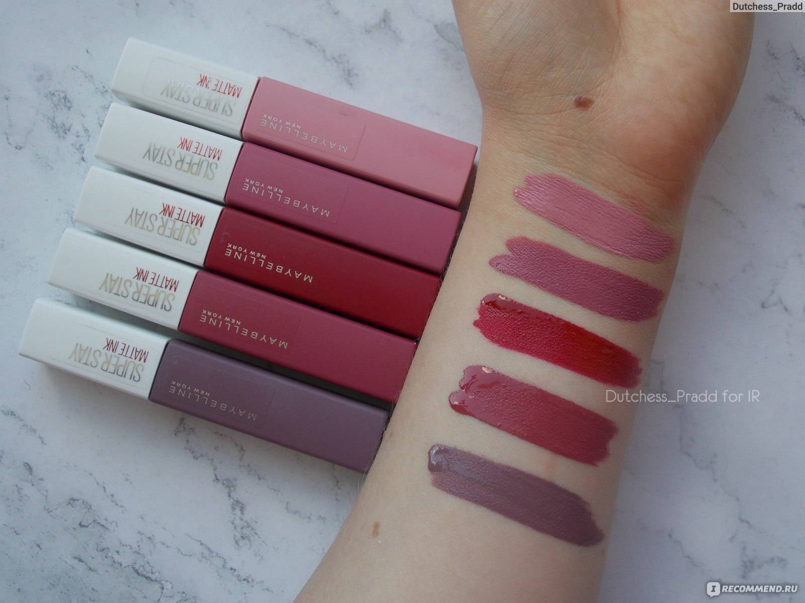 Maybelline super stay matte ink pink range swatches & review - khushi hamesha