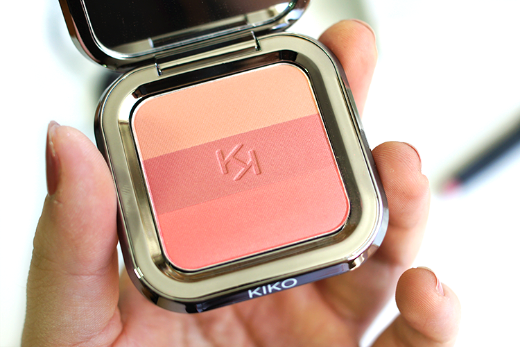 Kiko makeup review – color fever eyeshadow palette, moon dust face powder and shade fusion trio blush | stash matters