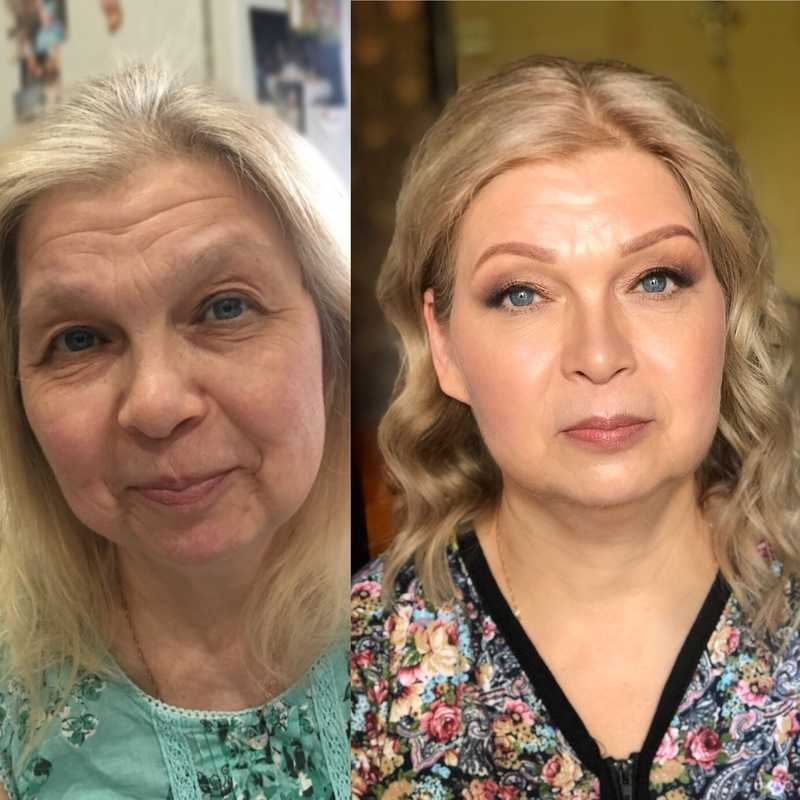 Как делать макияж для женщин после 55 чтоб выглядеть моложе своих лет