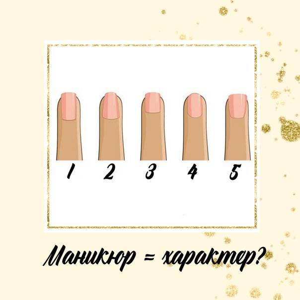 Форма ногтей – определяем характер носительницы
