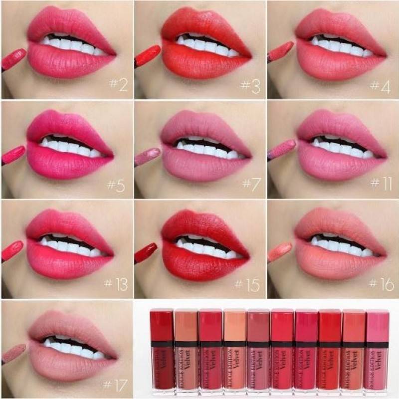 Буржуа помада вельвет палитра. описание bourjois rouge edition velvet lipstick | макияж глаз