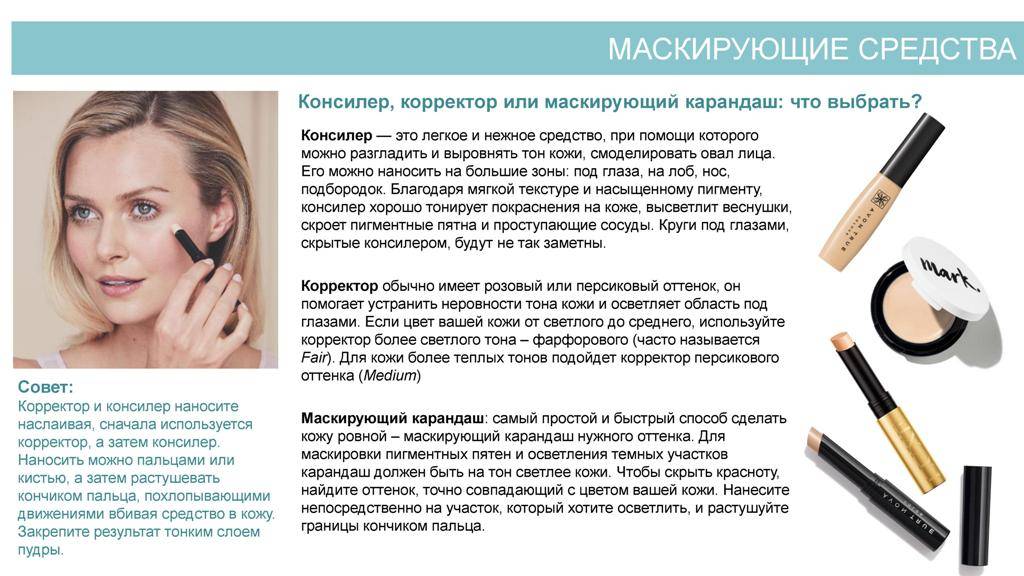 Скульптурирование и коррекция лица пошагово: правила использования палитры корректоров в макияже