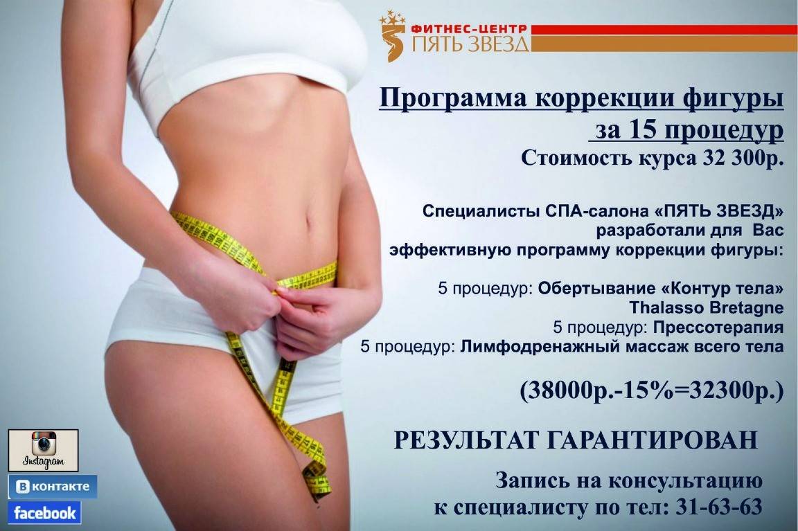 Методы коррекции фигуры - косметологические и хирургические