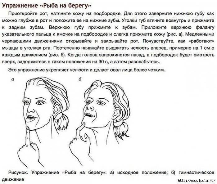 Упражнения для красивой шеи и подбородка в картинках – здоровье как усилие воли