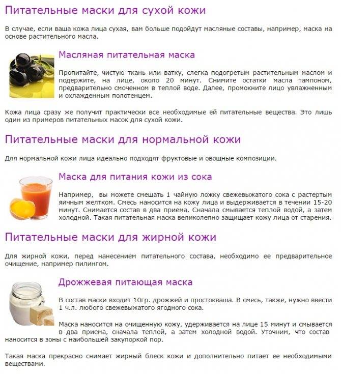 Домашние омолаживающие маски от морщин после 35 лет
